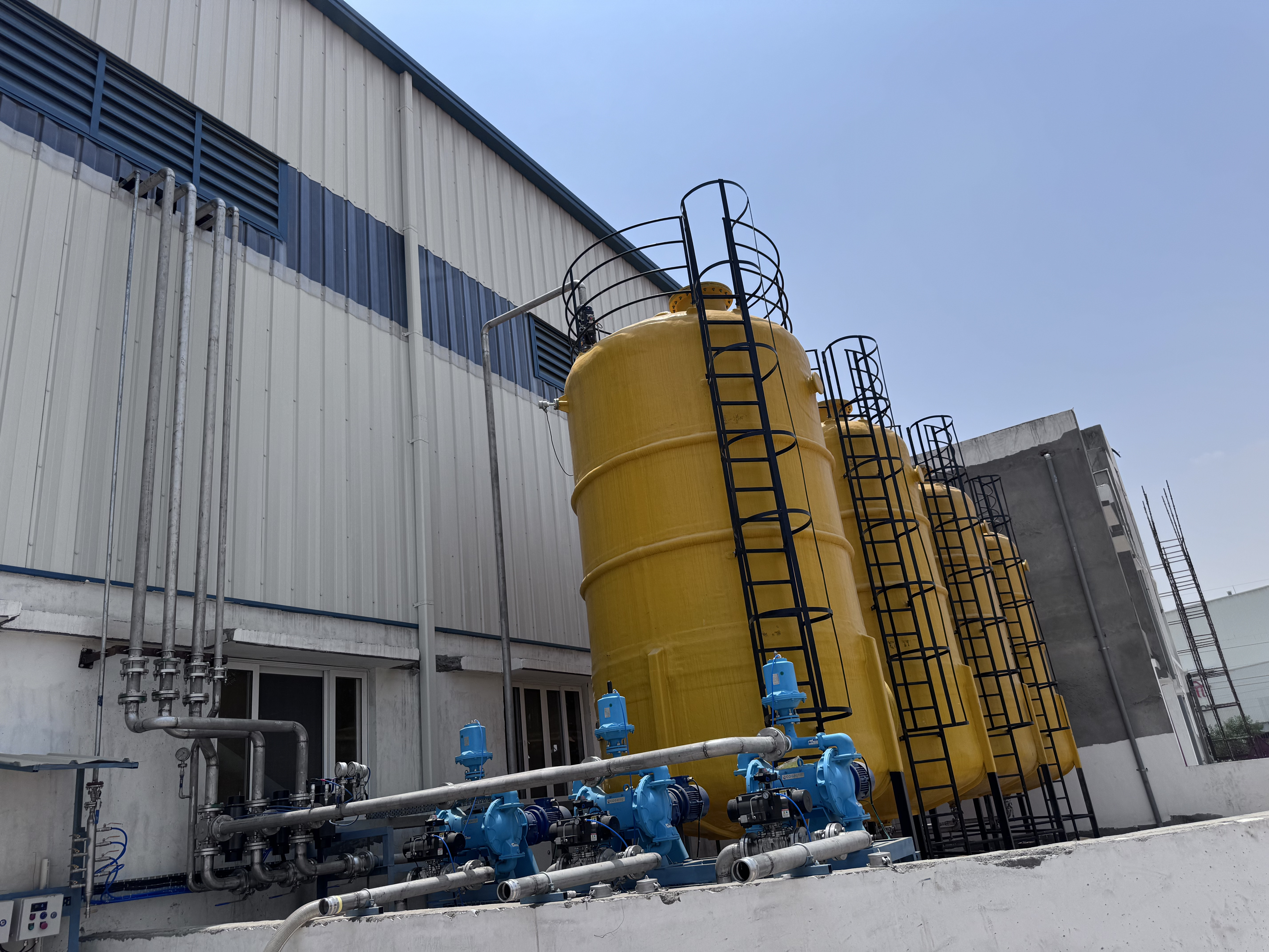 Industrial Tank and Piping System